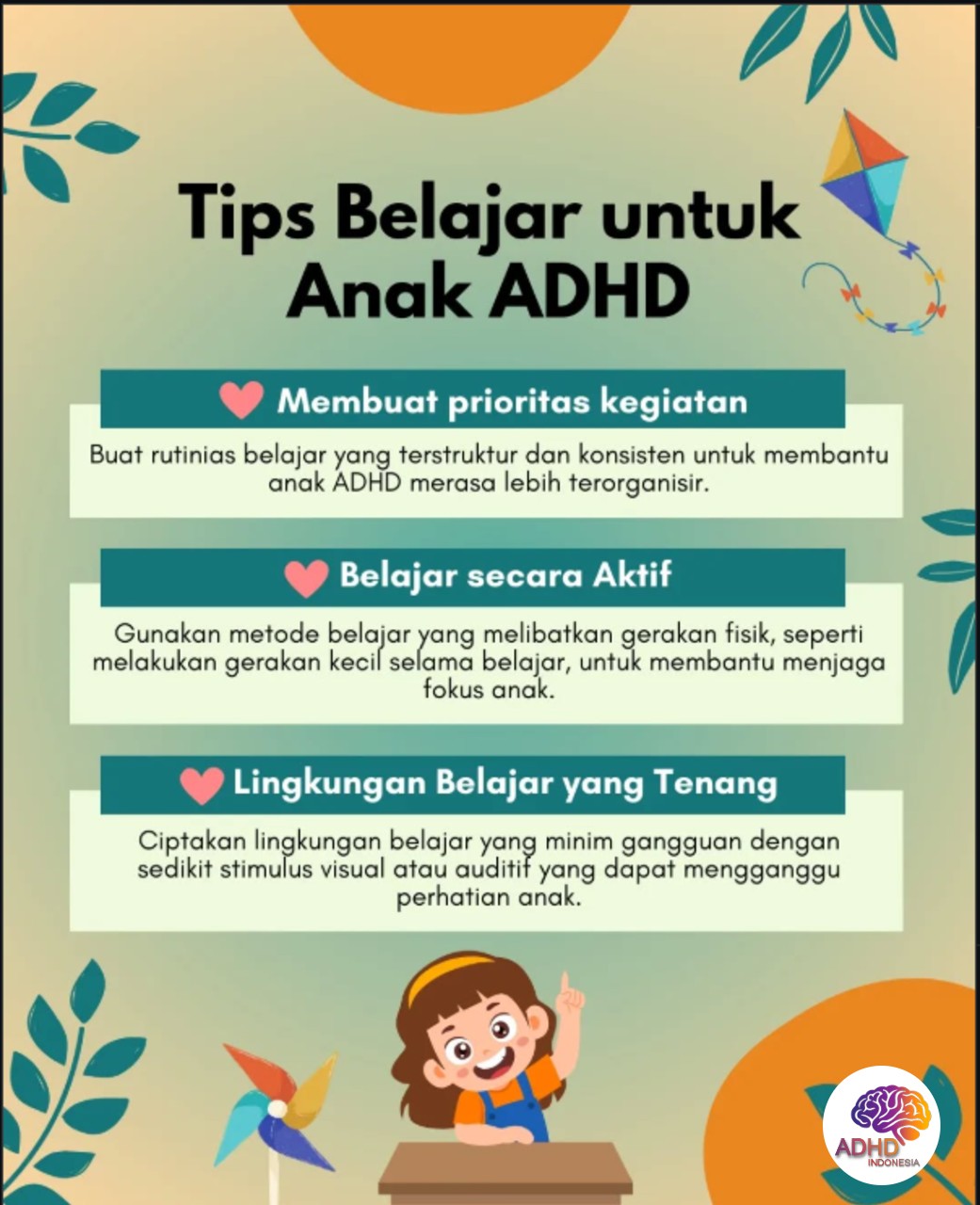 Strategi Belajar yang Cocok untuk Anak ADHD di Kota Mamuju